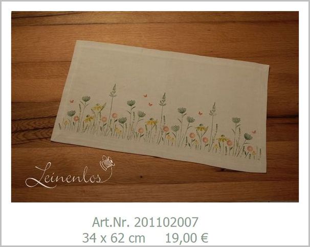 Leinenlos Blumenwiese
