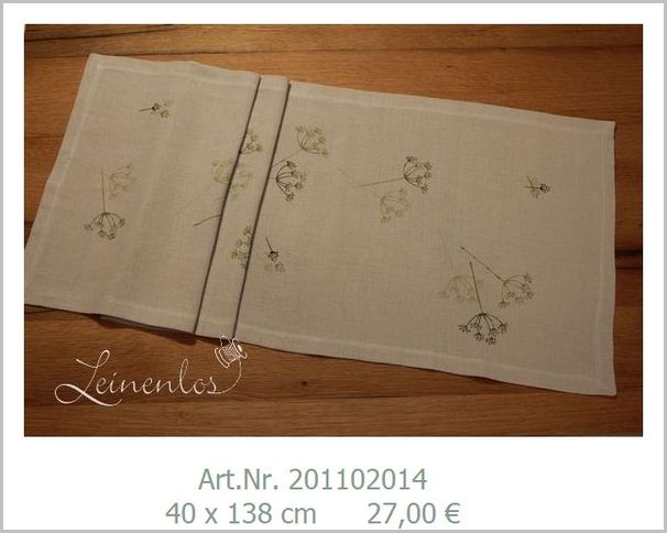 Leinenlos Blumenwiese
