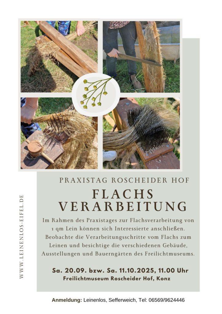 Praxixtag Flachsverarbeitung