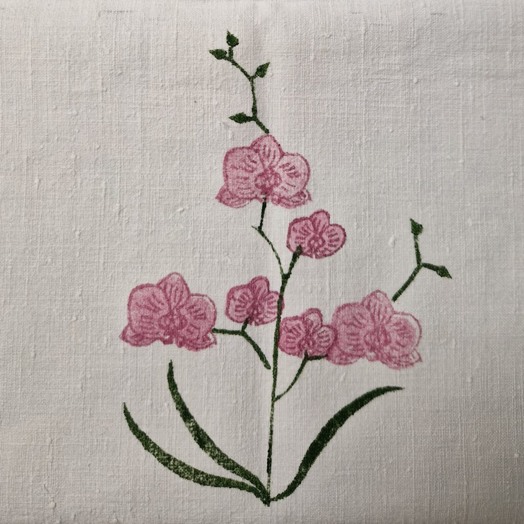 Orchidee Blockprint