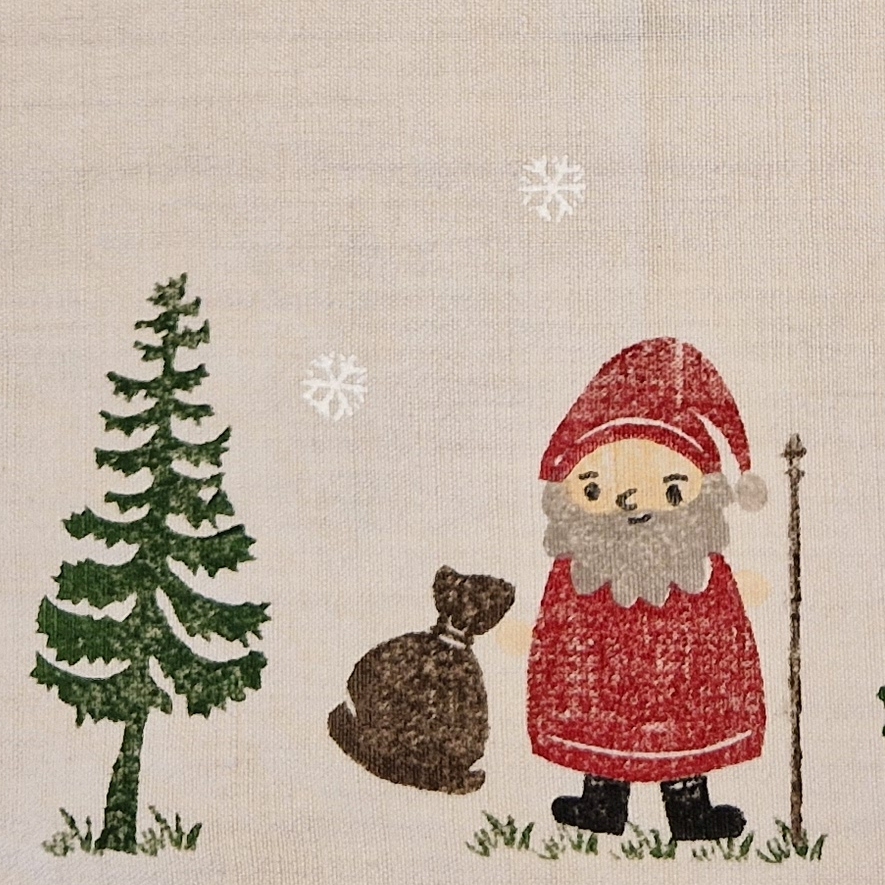 Weihnachtsmann Blockprint