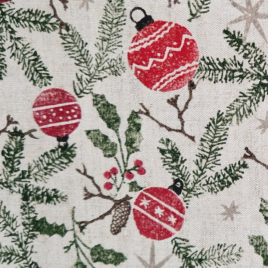 Christbaumkugeln Blockprint