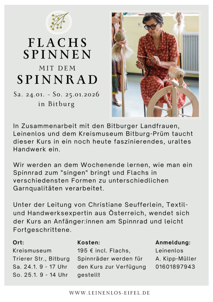 Flachs-Spinnen 